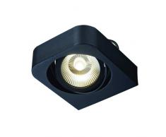 SLV Wandstrahler Lynah Wandleuchte, single, 10W, COB LED, 3000 K, 24 Grad, schwarz 154940