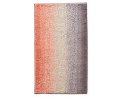 InterDesign 35821EU Mikrofaser Ombre Teppich, 86 x 53 cm, koralle-multi
