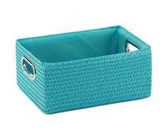 Kela Korb Regalkorb SET RIMOSSA 31 x 23 x 14 cm aus PP Kunststoff in türkis