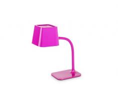 Faro Barcelona Flexi 29922 â Desktop und Lampen FuÃ, Edelstahl und Anzeige Polycarbonat, Fuchsia