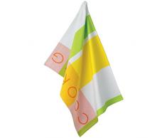 Kela Madlene Kochen Geschirrtuch, Baumwolle, weiÃ/gelb, 50Â x 70Â cm