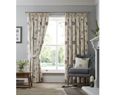 Dreams N Drapes Rosemont Vorhang / Dekoschal blickdicht Faltenband 7,6 cm 168 x 137Â cm natur