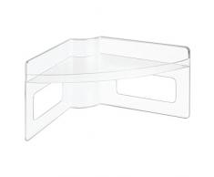 InterDesign 62650EU Lazy Susan Organizer für Küchenschränke - durchsichtig, Plastik, clear, 45.0088 x 22.352 x 20.32 cm