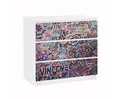 Apalis 91776 Möbelfolie für Ikea Malm Kommode Verona Romeo und Julia, gröÃe 3 mal, 20 x 80 cm