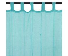 Premium Vorhang mit Schlaufen (110 x 250 cm) blau/türkis â United United Stil: