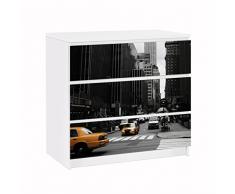 Apalis 91639 Möbelfolie für Ikea Malm Kommode Empire State Building, gröÃe 3 mal, 20 x 80 cm