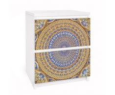 Apalis 91065 Möbelfolie für Ikea Malm Kommode - Selbstklebe Dome of the Mosque, gröÃe 2 mal, 20 x 40 cm