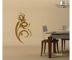 Graz Design 620467_30_052 Kühlschrank Aufkleber Wandtattoo für Küche Sprachen, Größe 52 x 30 cm, Farbe 052, azurblau