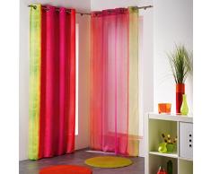 Douceur DIntérieur 1605246 Rideau x Oeillet Microfibre Imprimée Darcy 140 X 260 Cm - 1605246, Vorhang Mit Osen , 140 X 260 Cm , Darcy , Mikrofaser Bedruckt , Ohne