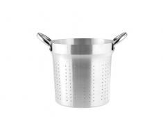 Pardini Omnia Nudelsieb mit 2Â Griffen, Aluminium, Grau, 28Â cm