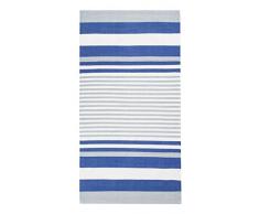 Vallila CM000925-02 Lapua Läufer, striped, Baumwolle, blau, 80 x 150 cm
