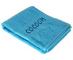 Douceur d Interieur 70 x 130 cm 450 g Reed Brode Cocoon Dusche Handtuch, türkis