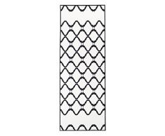Vallila CM000893-02 Keitele Gedruckt Läufer, Polyester, schwarz, 80 x 230 cm