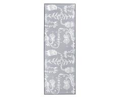 Vallila CM000940-25 Louhi Gedruckt Läufer, Polyester, grau / weiß, 80 x 230 cm