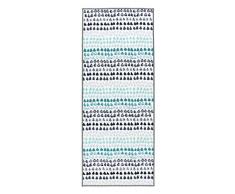 Vallila CM000747-70 Nara Gedruckt Läufer, Polyester, türkis, 80 x 200 cm