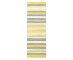 Vallila CM000927-01 Lapua Läufer, striped, Baumwolle, gelb, 80 x 250 cm