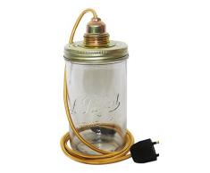 Ma Gartenhaus Stadt Gold M Lampe Topf Glas gold M