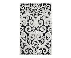 Vallila CM000978-70 Vihkivala Viskose Läufer, Chenille, schwarz, 68 x 110 cm