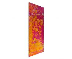 Apalis 108698 Magnettafel The Loudest Cheer Memoboard Design Hoch Metall Magnet Pinnwand Motiv Wand Stahl Küche Büro, 78 x 37 cm