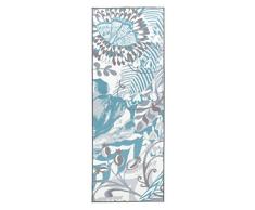 Vallila CM000959-02 Loitsu Gedruckt Läufer, Polyester, aqua blau, 80 x 160 cm