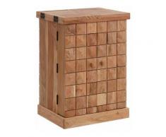 Hausbar/ Barschrank »Natalie«, aus Massivholz, in 3-D-Optik, HOME AFFAIRE Grün