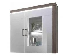 ROOMED Hängevitrine »BRUNO« inkl. Korpusbeleuchtung, Höhe 105 cm, Weiß