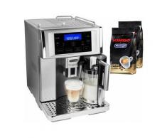 DELONGHI De'Longhi Kaffeevollautomat PrimaDonna Avant ESAM 6708, Kegelmahlwerk , Silber