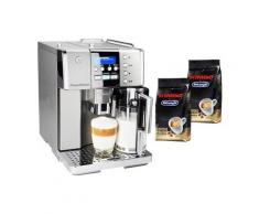 DELONGHI De'Longhi Kaffeevollautomat PrimaDonna ESAM 6620, Kegelmahlwerk , Silber