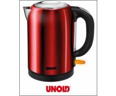 Wasserkocher Bullet white, 1,7 Liter, 2.200 Watt, UNOLD Rot