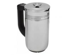 Kaffee-Pressstempelkanne »Artisan 5KCM0512EES«, mit eingebauter Waage und Timer, KITCHENAID Silber