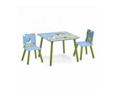 HOME AFFAIRE Kinder-Sitzgarnitur »Safari«, 3-tlg., Blau