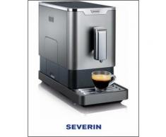 Kaffeevollautomat KV 8090, 1,1l Tank, Kegelmahlwerk , SEVERIN Silber