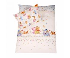Wende- Kinderbettwäsche Stylished Pooh, 100 x 135 cm