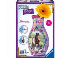3-D Puzzle Girly Girl Edition Blumenvase Pferde