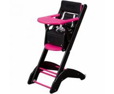 Hochstuhl, Twenty-One Evo, schwarz-fuchsia