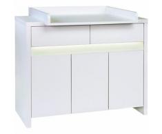 Wickelkommode Planet White, weiß