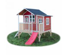 Spielhaus Loft Rotbraun, ca. 280 x 200 x 225 cm