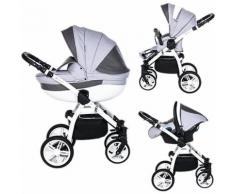 Kombi Kinderwagen Isabel, 3 in 1, White Collection, Marengo, 2017
