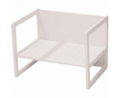 Kindertisch/Sitzbank 2in1, weiß