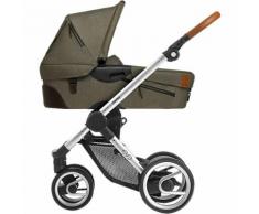Kombi Kinderwagen Evo industrial, olive, Gestell urban nomad/industrial silver