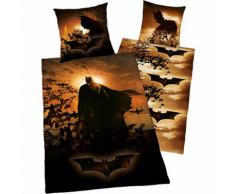 Wende- Kinderbettwäsche Batman, Microfaser, 135 x 200 cm