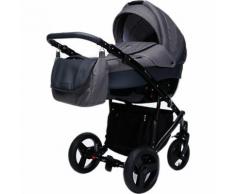 Kombi Kinderwagen Nox, 2 in 1, Black Collection, Graphit, 2017