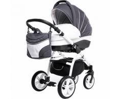 Kombi Kinderwagen Indigo, 2 in 1, White Collection, Grey, 2017