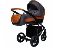 Kombi Kinderwagen Nox, 2 in 1, Black Collection, Brown, 2017