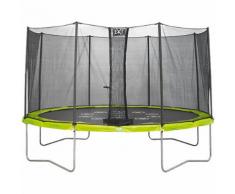 EXIT Twist Trampolin grün/grau, 366 cm
