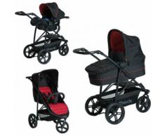 Kombi Kinderwagen Rapid 3 Plus Trioset, caviar/tango
