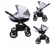 Kombi Kinderwagen Isabel, 3 in 1, Black Collection, Marengo, 2017