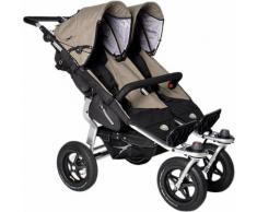 Zwillings- & Geschwisterwagen Twin adventure, Premium, schlamm