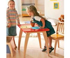 Kindertisch Bambino, Buche teilmassiv, rot