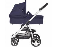Kombi Kinderwagen F4 Air+ inkl. C3 Wanne und Grundadapter F-Serie, Gestell eloxiert, eisblau/ graphit/ Sterne, 2017